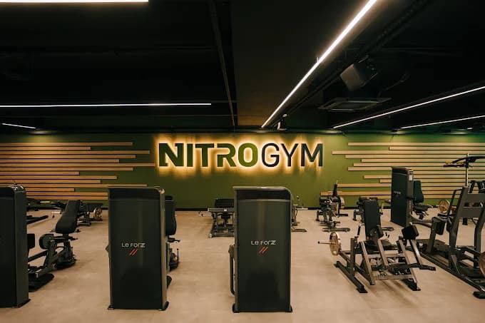 Academia Nitrogym — salão: móveis planejados executados pela HACHFOX em São Paulo, SP