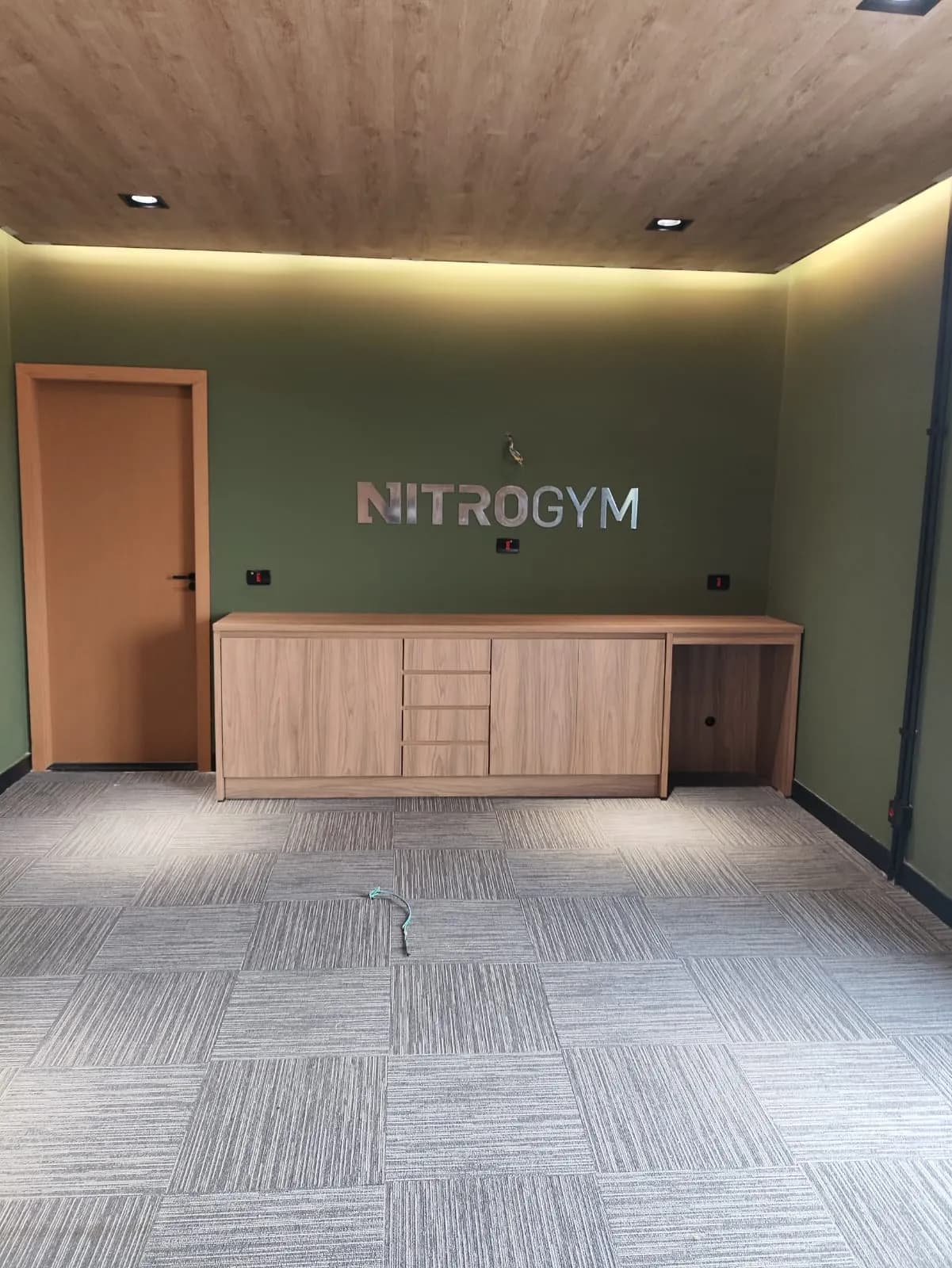 Academia Nitrogym — salão 02: móveis planejados executados pela HACHFOX em São Paulo, SP