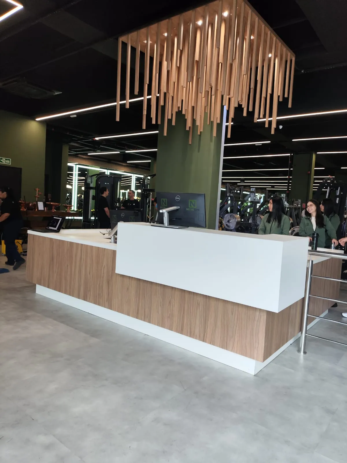 Academia Nitrogym — salão 03: móveis planejados executados pela HACHFOX em São Paulo, SP