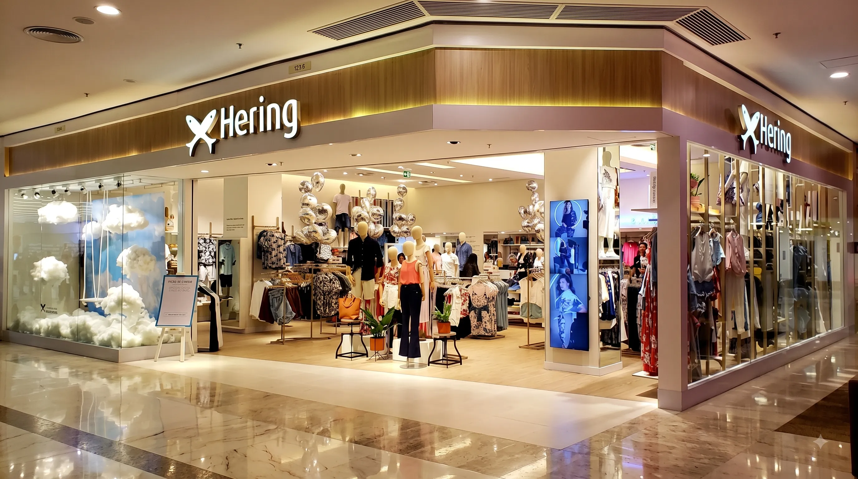 Loja Hering: móveis planejados sob medida pela HACHFOX em São Paulo, SP